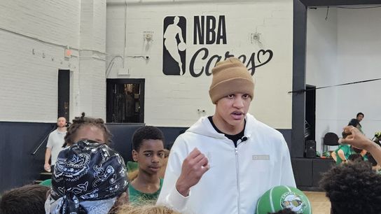 Jordan Walsh has a long road ahead, but believes he can do the little things to make it taken at Cambridge Community Center (Celtics)